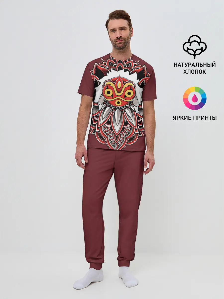 Мужская пижама с брюками / Принцесса Мононоке