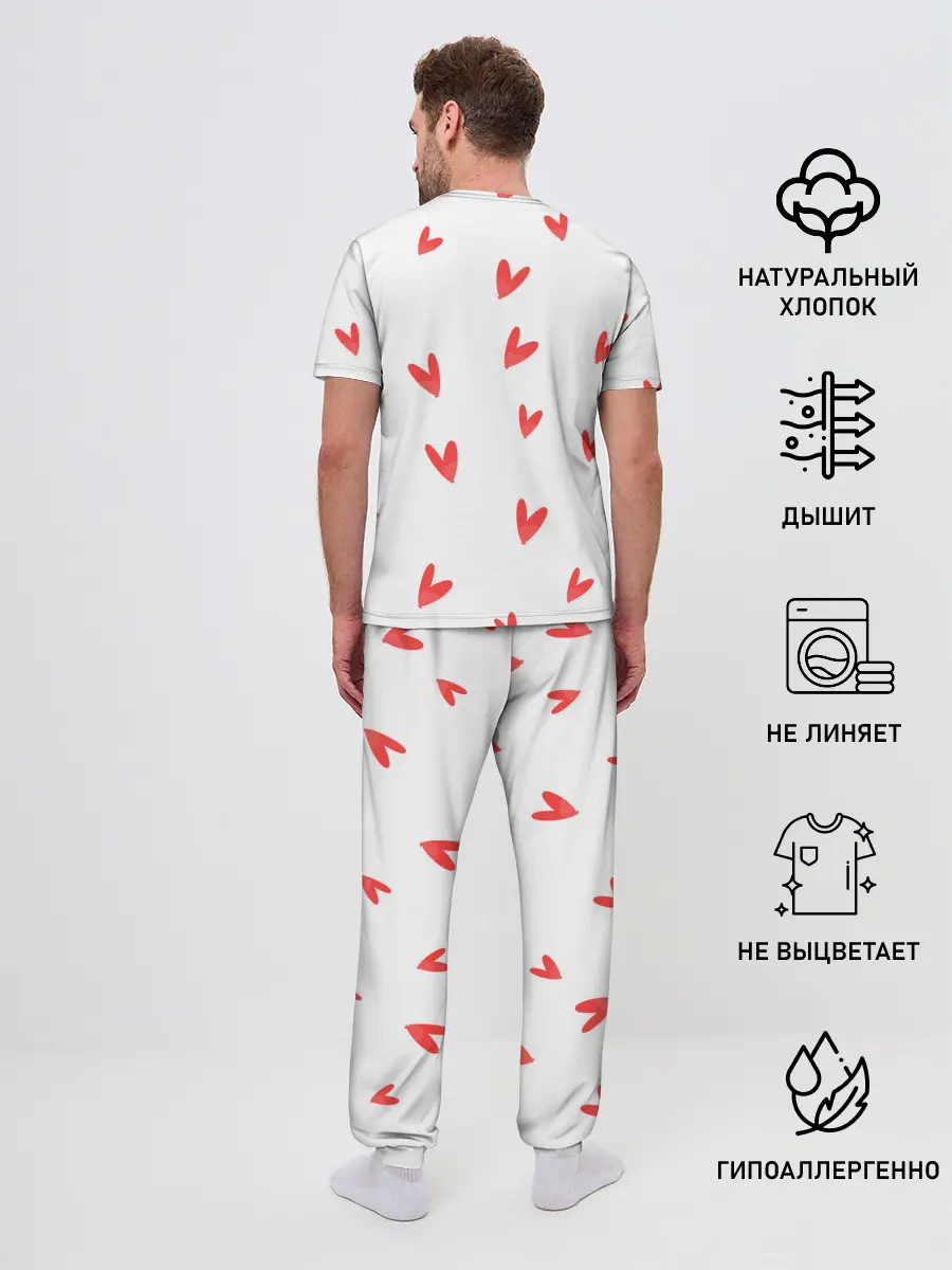 Мужская пижама с брюками / ОТЕЛЬ ХАЗБИН НОВОГОДНИЙ