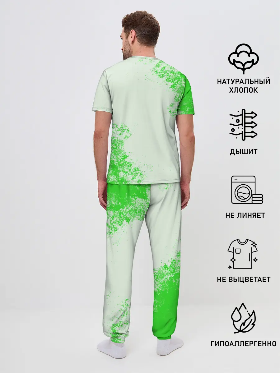 Мужская пижама с брюками / MINECRAFT CREEPER