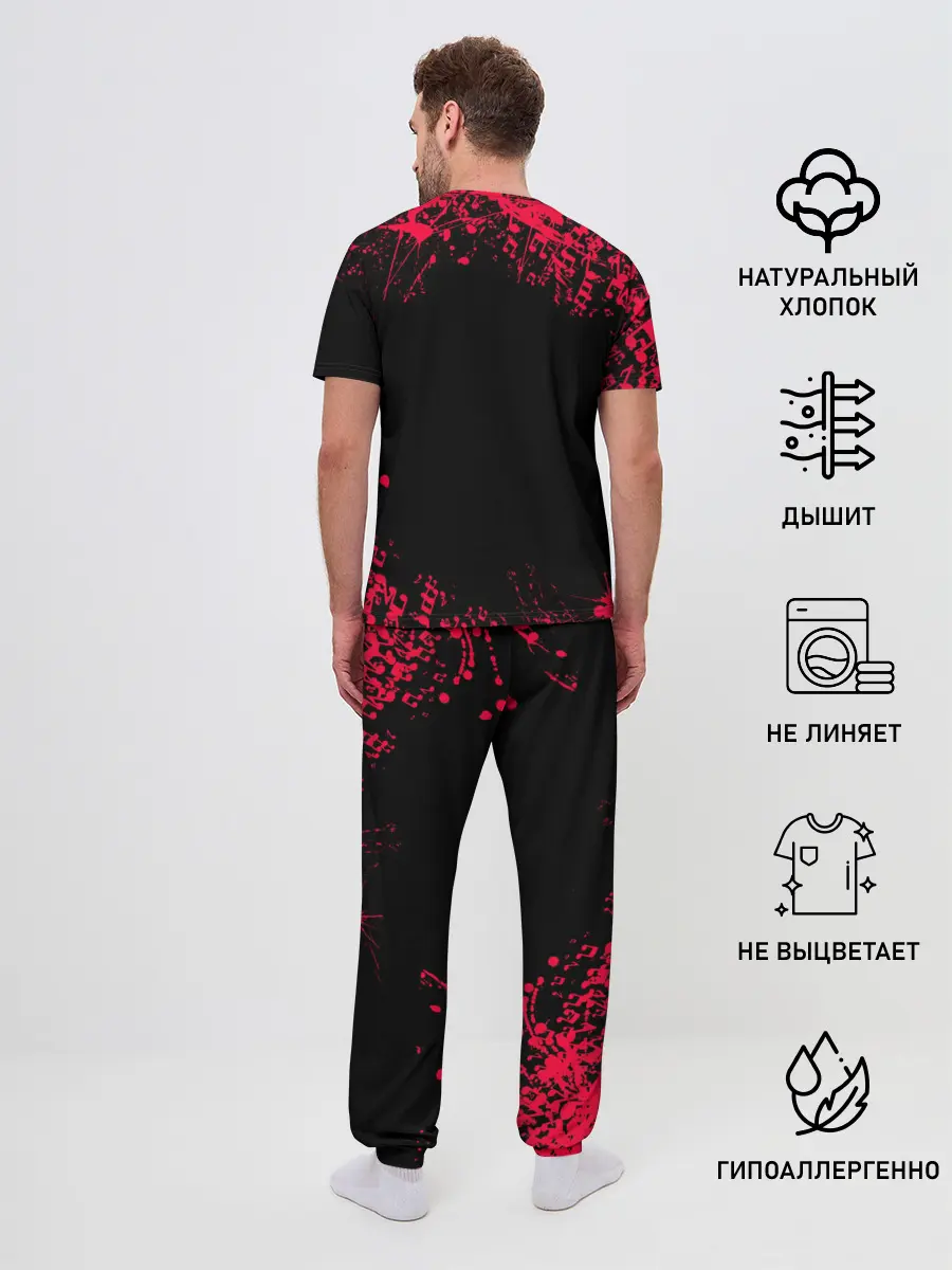 Мужская пижама с брюками / HAZBIN HOTEL ALASTOR.