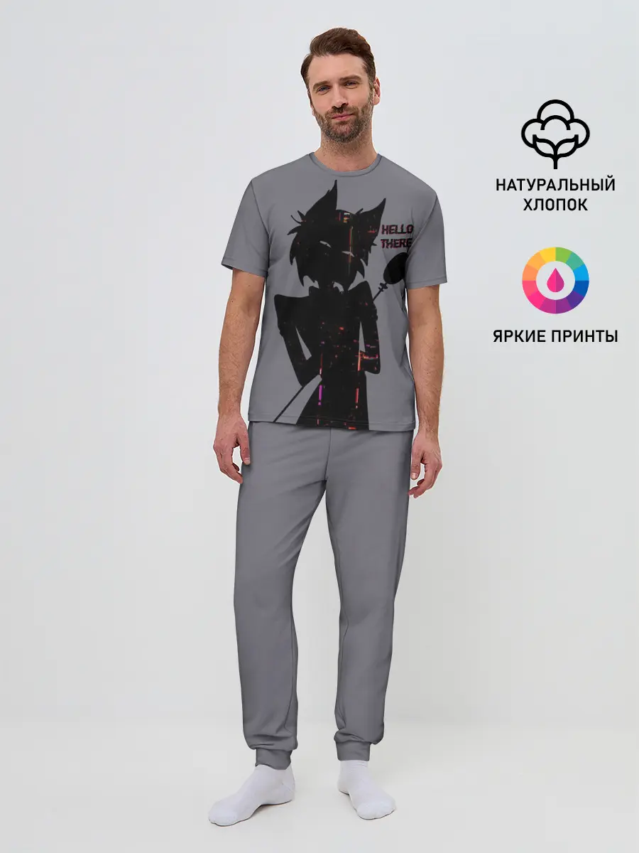 Мужская пижама с брюками / Отель Хазбин