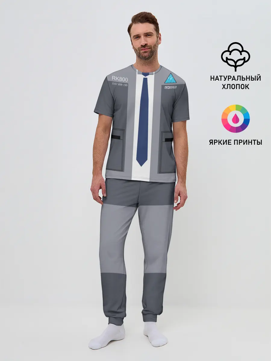 Мужская пижама с брюками / Detroit:become
