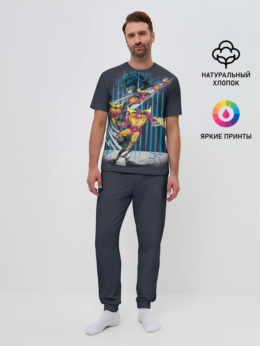 Мужская пижама с брюками / Transformers