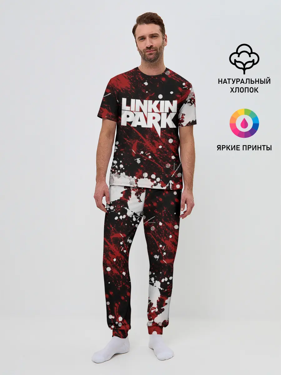 Мужская пижама с брюками / Linkin Park