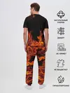 Мужская пижама с брюками / Kimetsu no Yaiba в огне