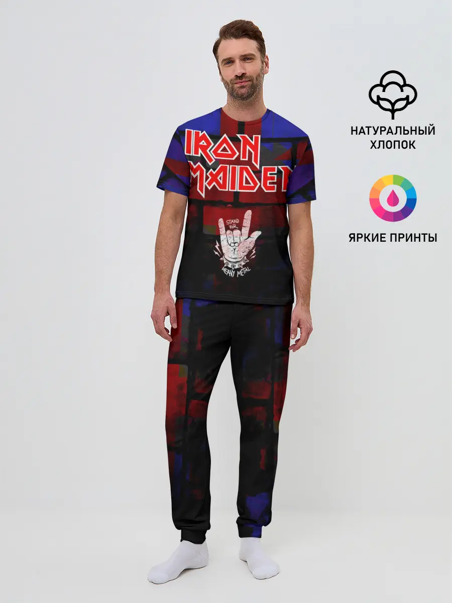 Мужская пижама с брюками / Iron Maiden