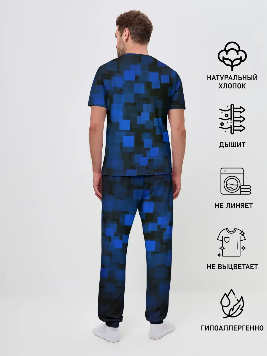 Мужская пижама с брюками / Minecraft / Майнкрафт
