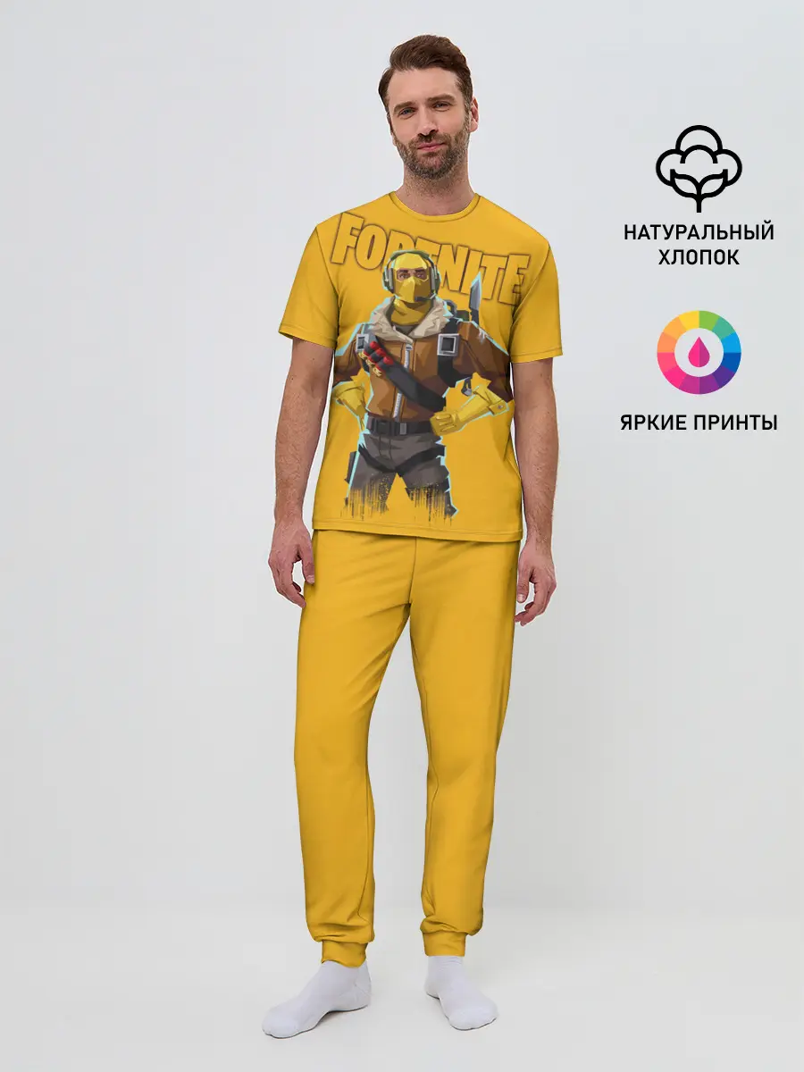 Мужская пижама с брюками / Fortnite