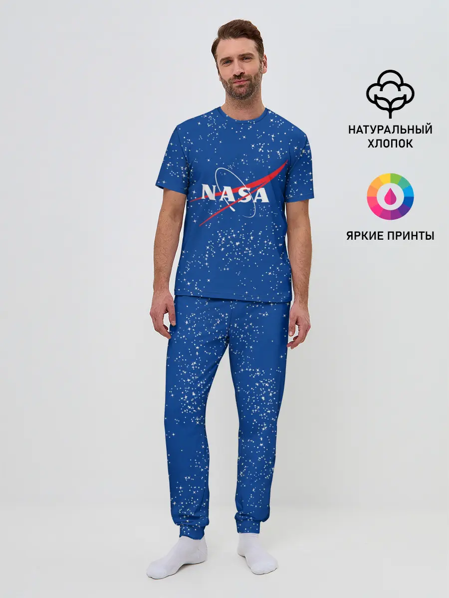 Мужская пижама с брюками / NASA
