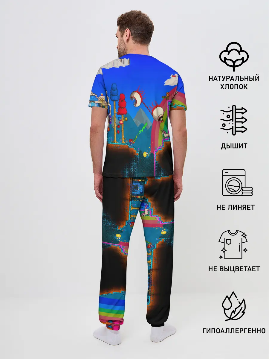 Мужская пижама с брюками / TERRARIA GAME