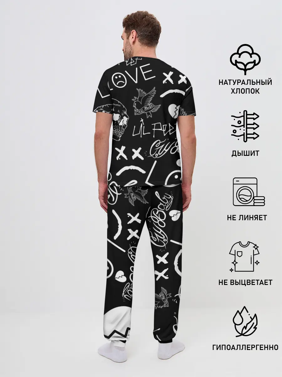 Мужская пижама с брюками / Lil Peep