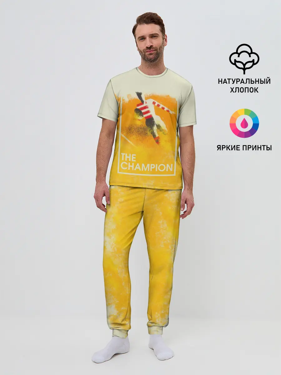 Мужская пижама с брюками / Регби. The Champion