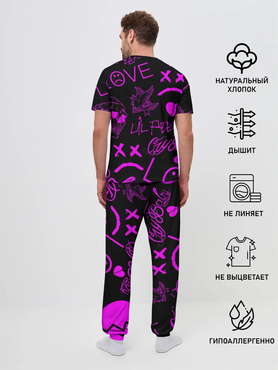 Мужская пижама с брюками / Lil Peep