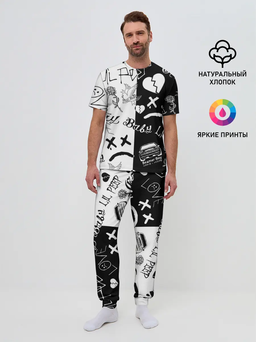 Мужская пижама с брюками / LIL PEEP