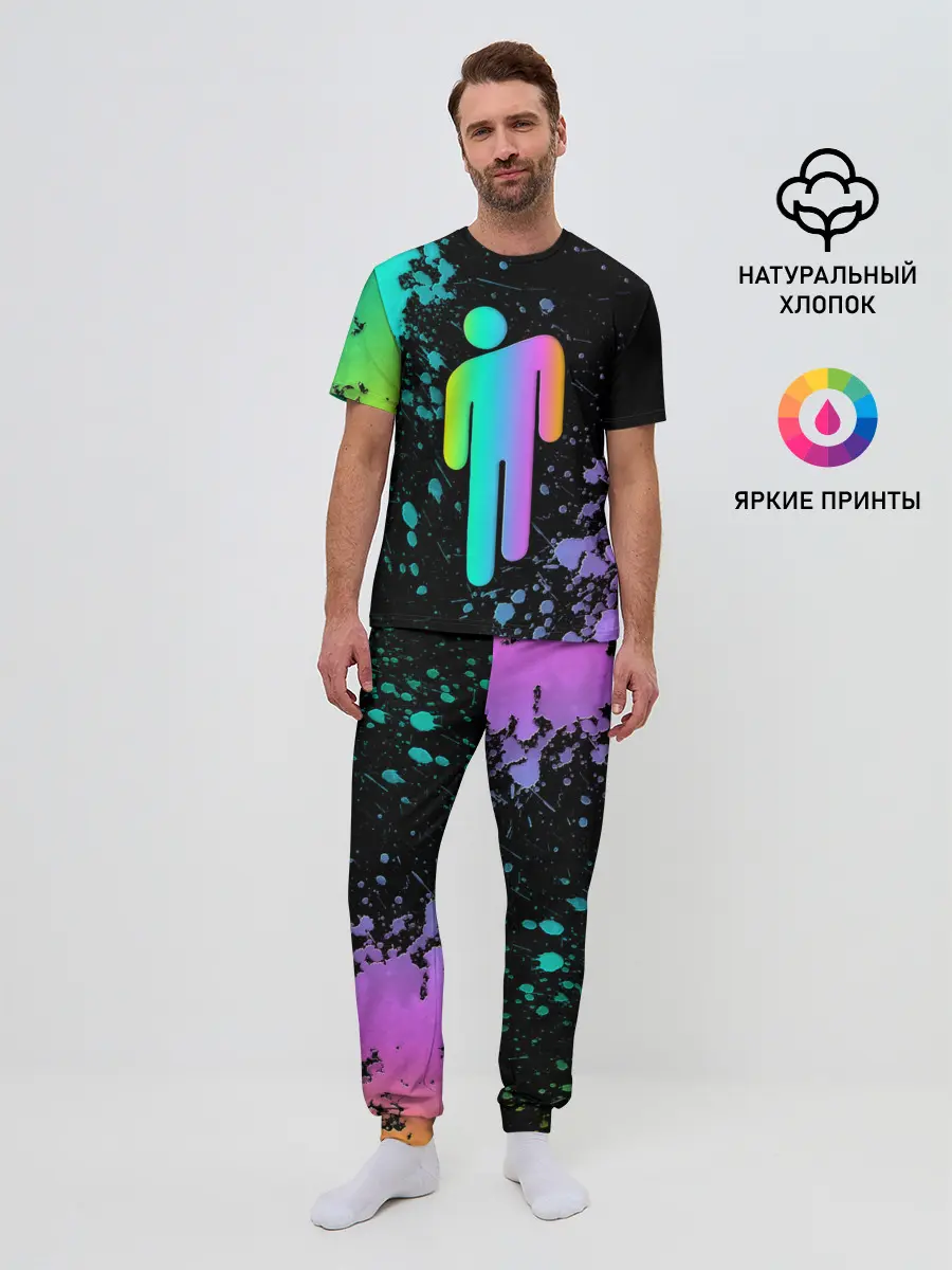 Мужская пижама с брюками / BILLIE EILISH