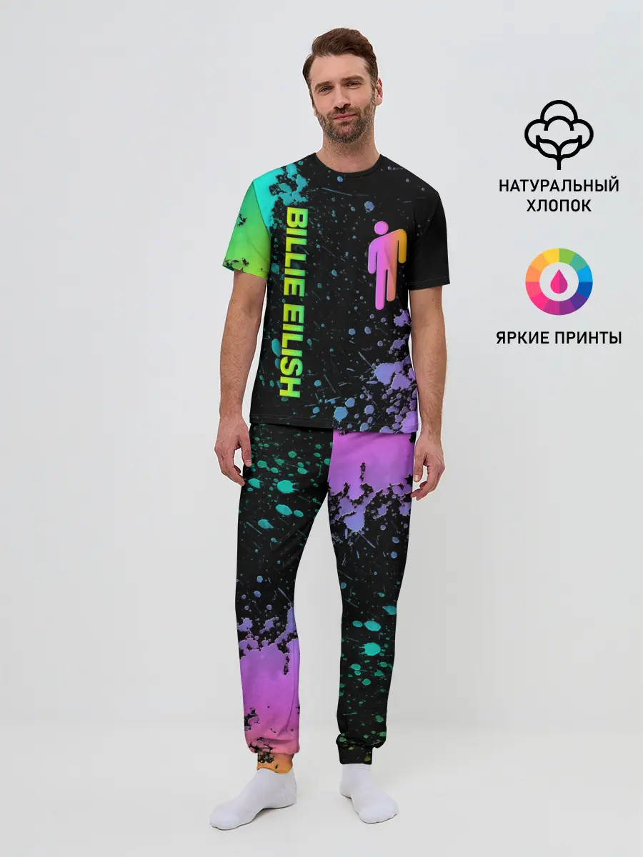 Мужская пижама с брюками / BILLIE EILISH