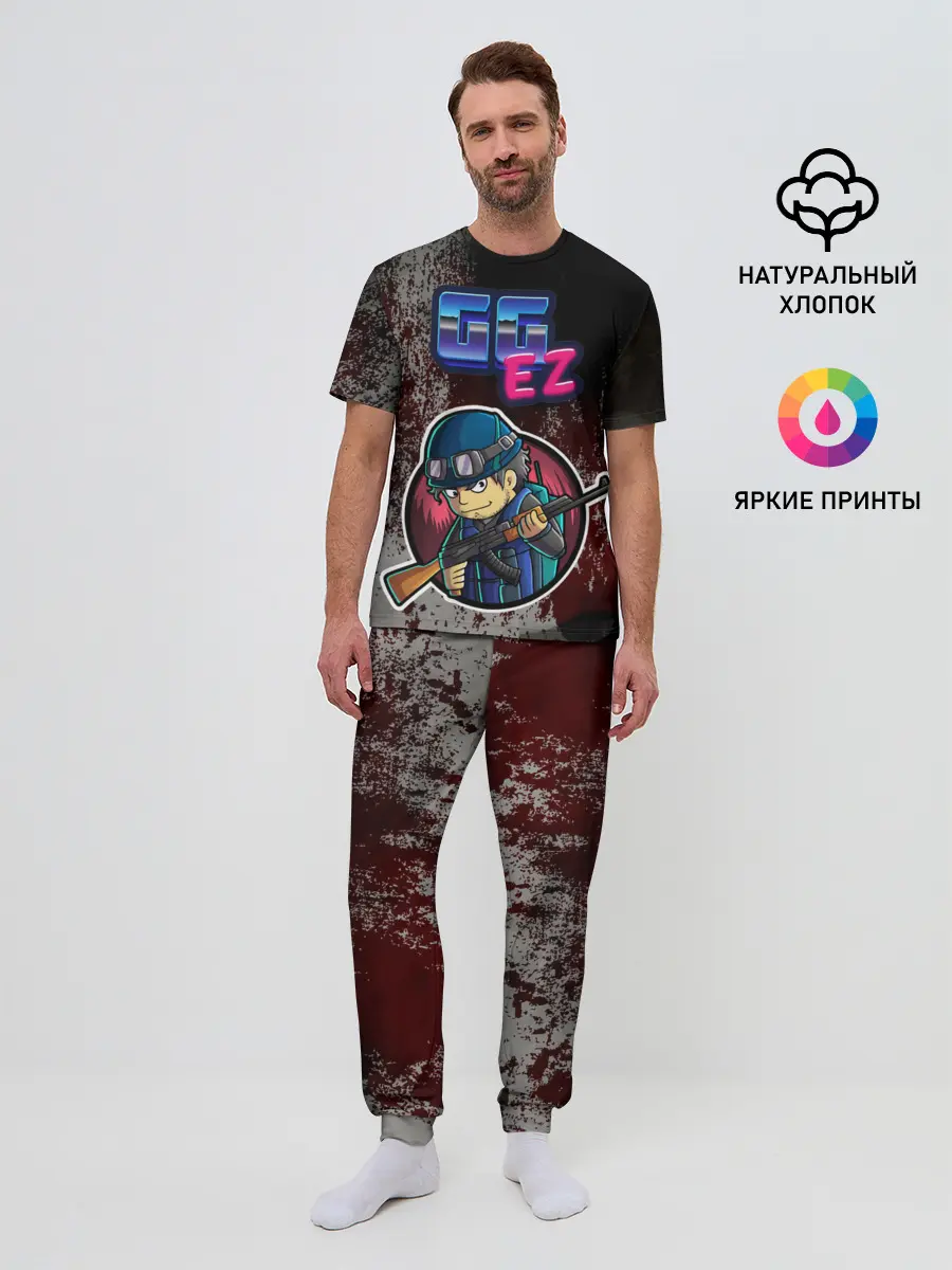 Мужская пижама с брюками / GGEZ