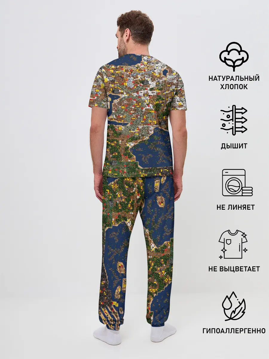 Мужская пижама с брюками / Герои 3 Карта