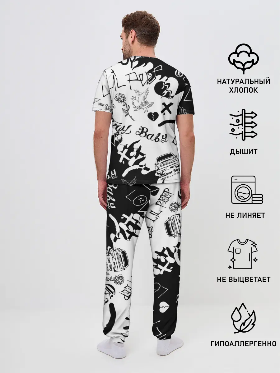 Мужская пижама с брюками / LIL PEEP | ЛИЛ ПИП
