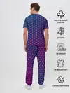 Мужская пижама с брюками / Geometry