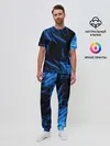 Мужская пижама с брюками / BLUE FIRE FLAME