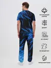Мужская пижама с брюками / BLUE FIRE FLAME