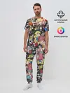 Мужская пижама с брюками / Аниме коллаж