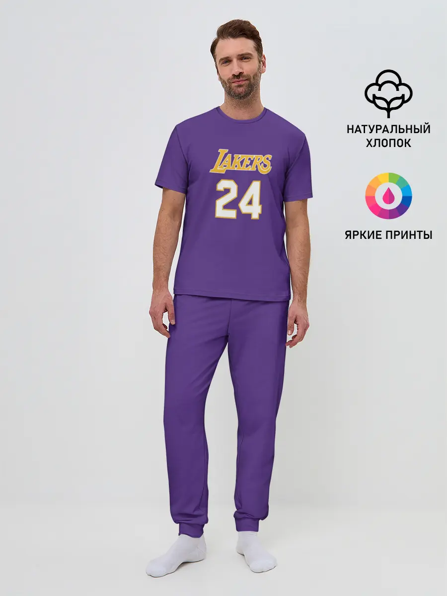 Мужская пижама с брюками / Los Angeles Lakers / Kobe Brya