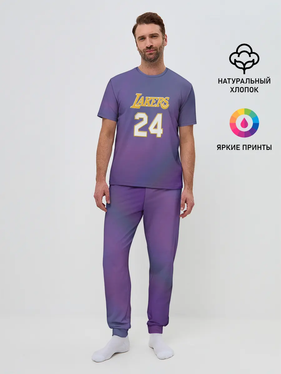 Мужская пижама с брюками / Los Angeles Lakers / Kobe Brya