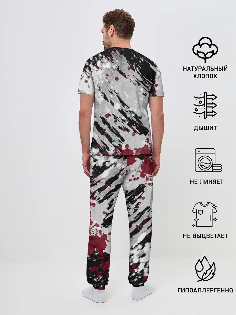 Мужская пижама с брюками / Rammstein