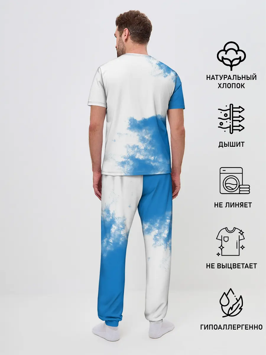 Мужская пижама с брюками / ВДВ