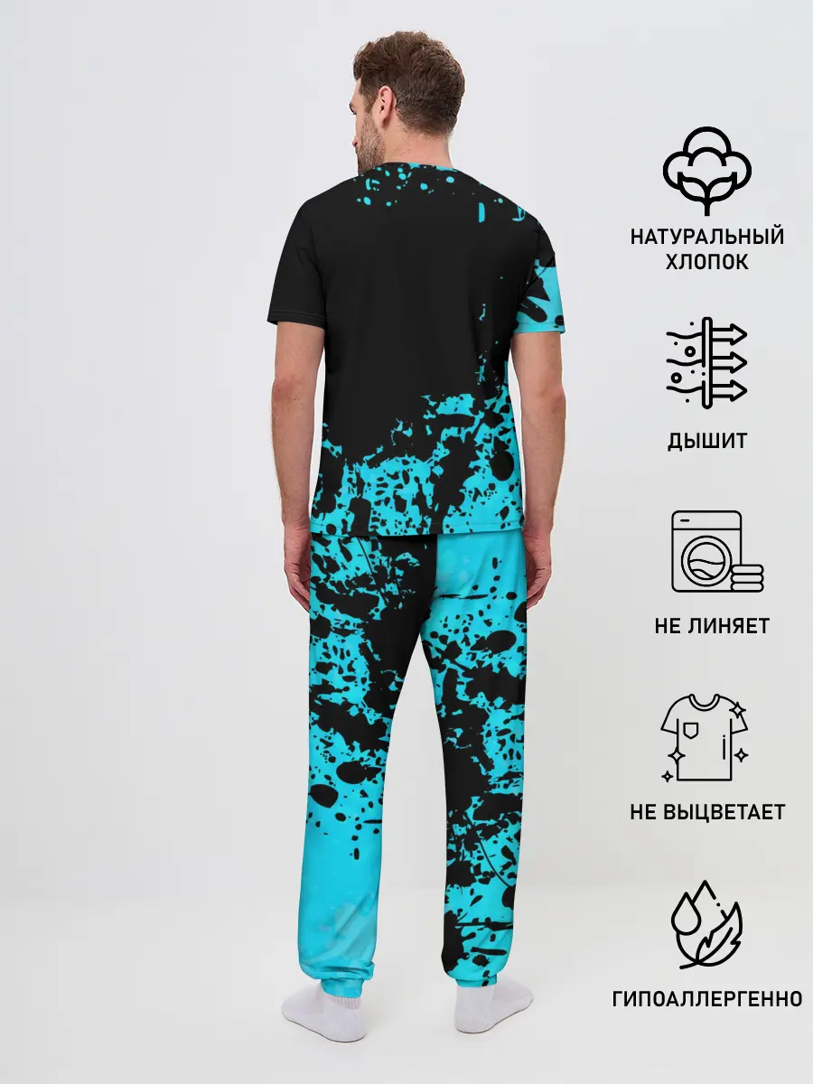 Мужская пижама с брюками / ВДВ