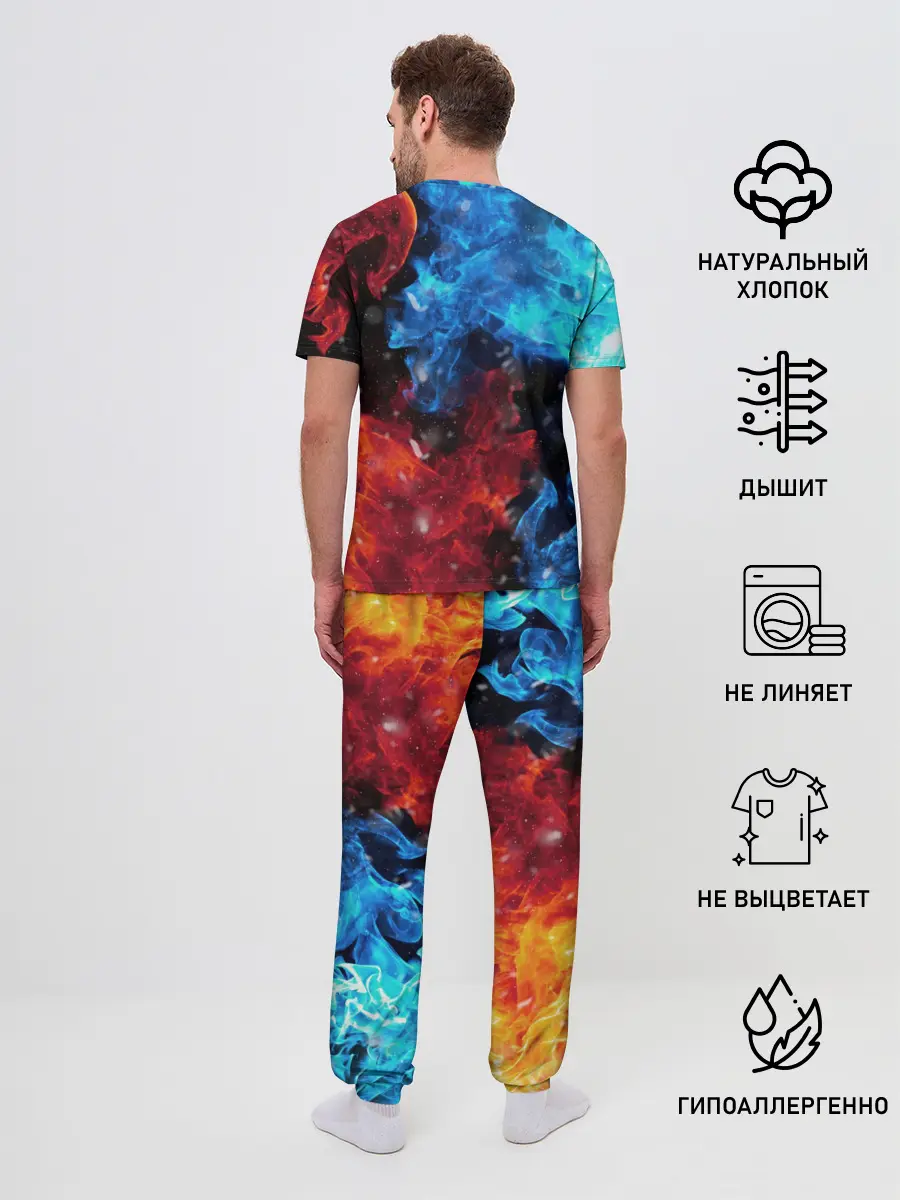 Мужская пижама с брюками / Minecraft / Майнкрафт