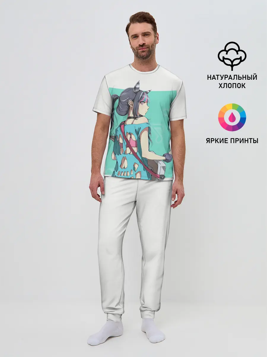 Мужская пижама с брюками / Ibuki Mioda