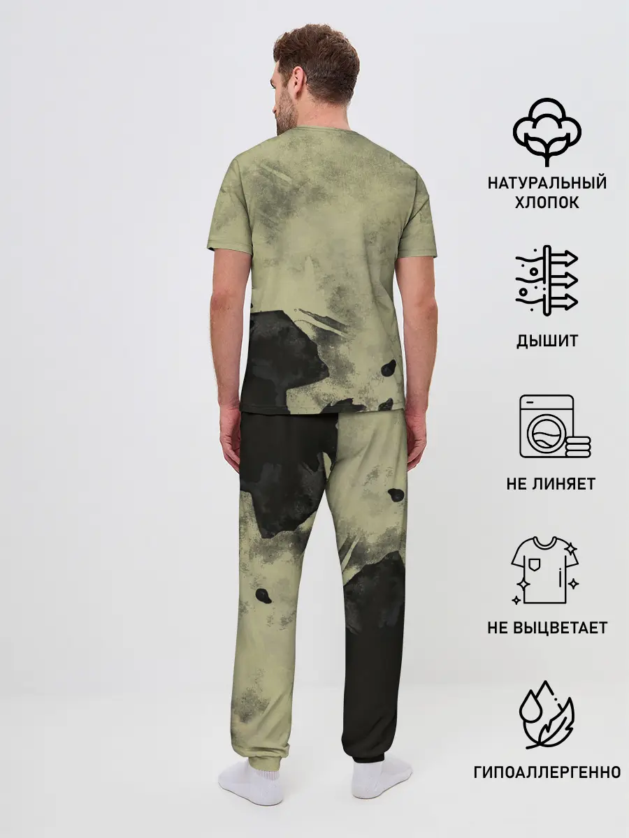 Мужская пижама с брюками / ВДВ