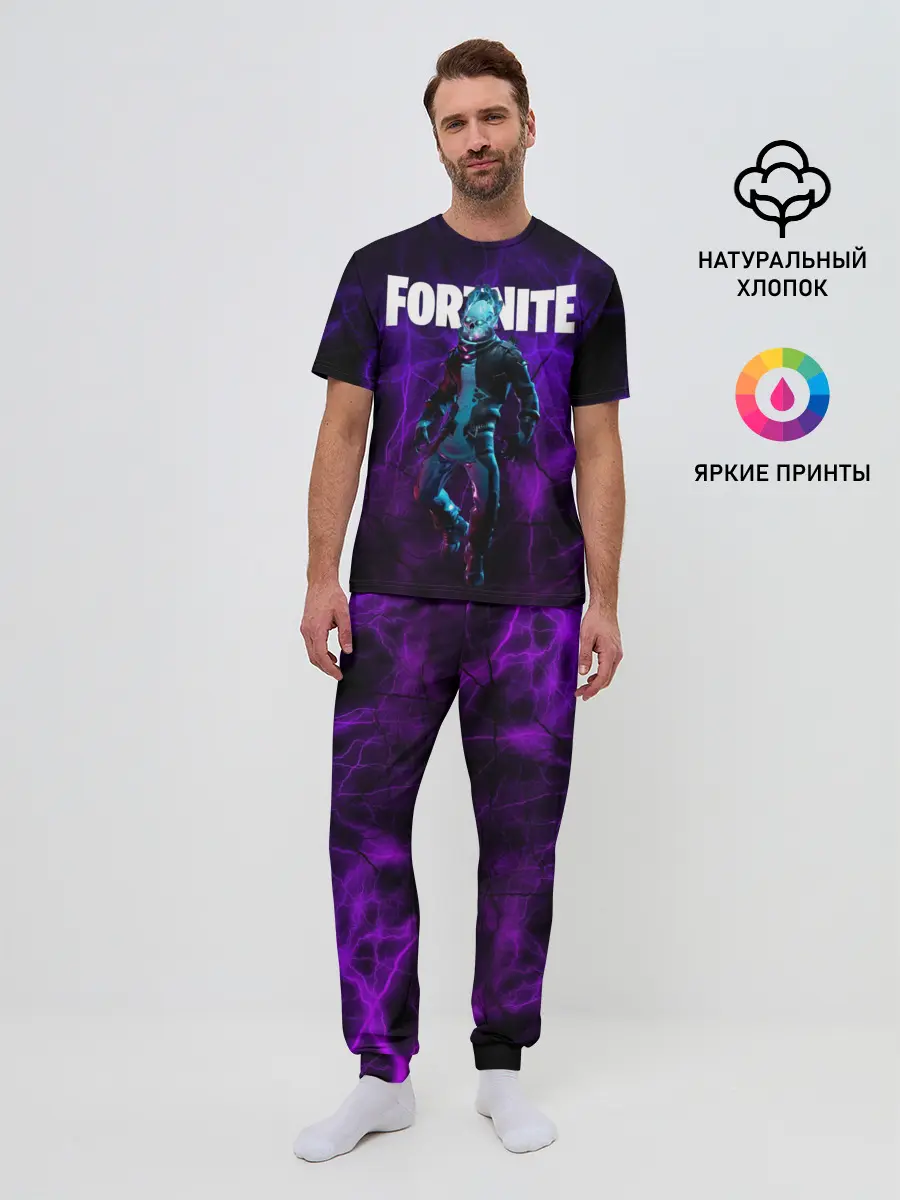 Мужская пижама с брюками / Fortnite