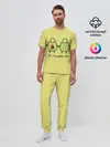 Мужская пижама с брюками / Авокадо