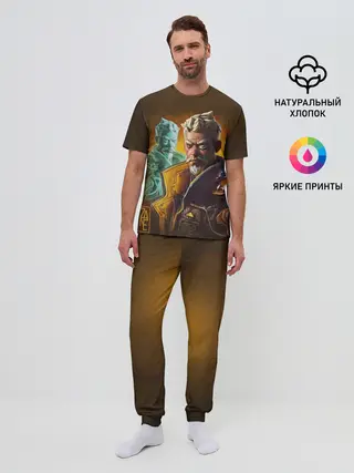 Мужская пижама с брюками / Zane Flynt