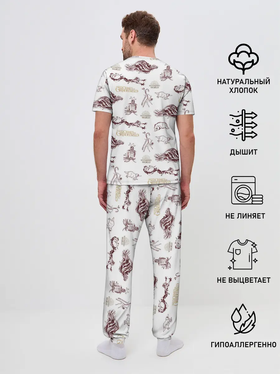 Мужская пижама с брюками / Fantastic Beasts