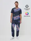 Мужская пижама с брюками / Retro style