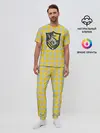 Мужская пижама с брюками / Coat of Hufflepuff