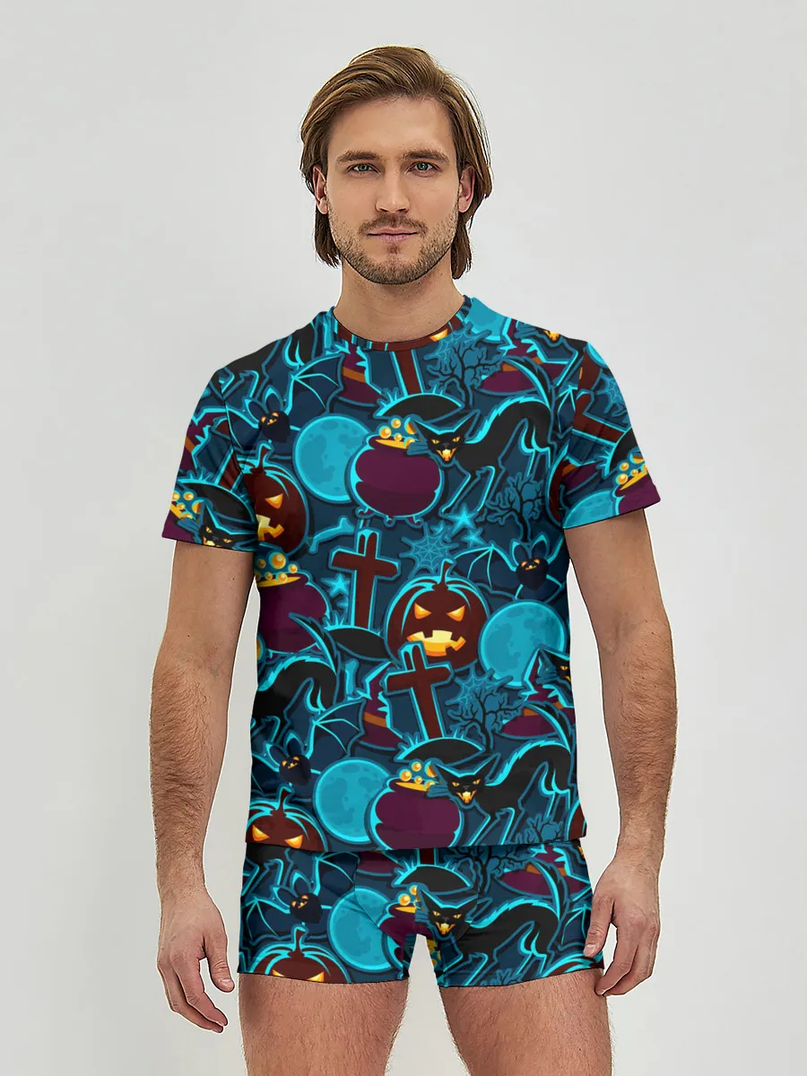 Мужские трусы с футболкой / Хэллоуин