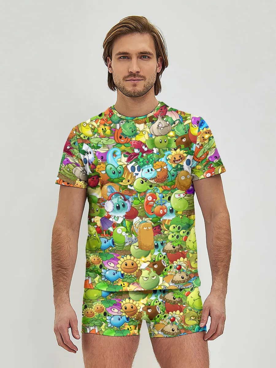 Мужские трусы с футболкой / PLANTS VS ZOMBIES