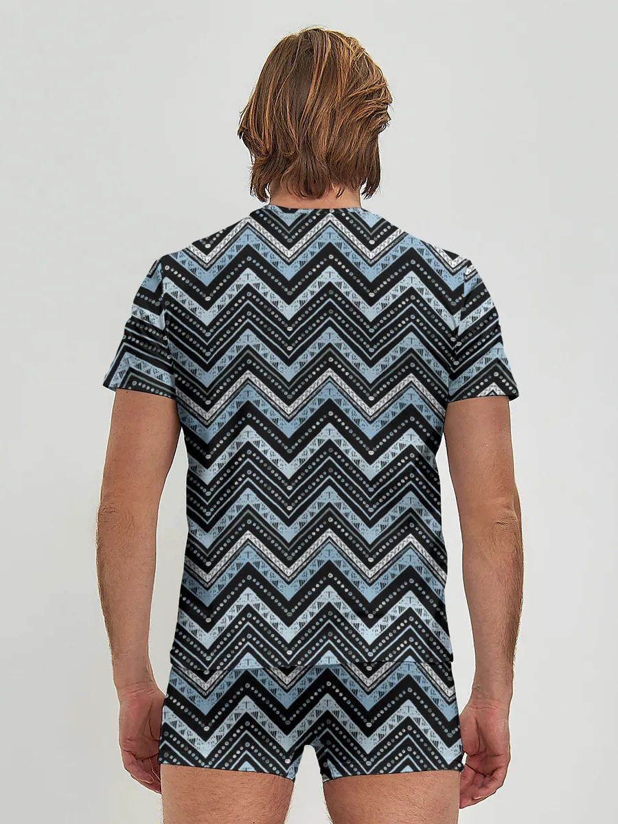 Мужские трусы с футболкой / Узоры