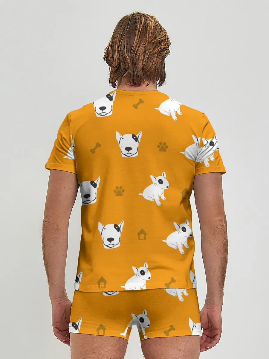 Мужские трусы с футболкой / Английский бультерьер