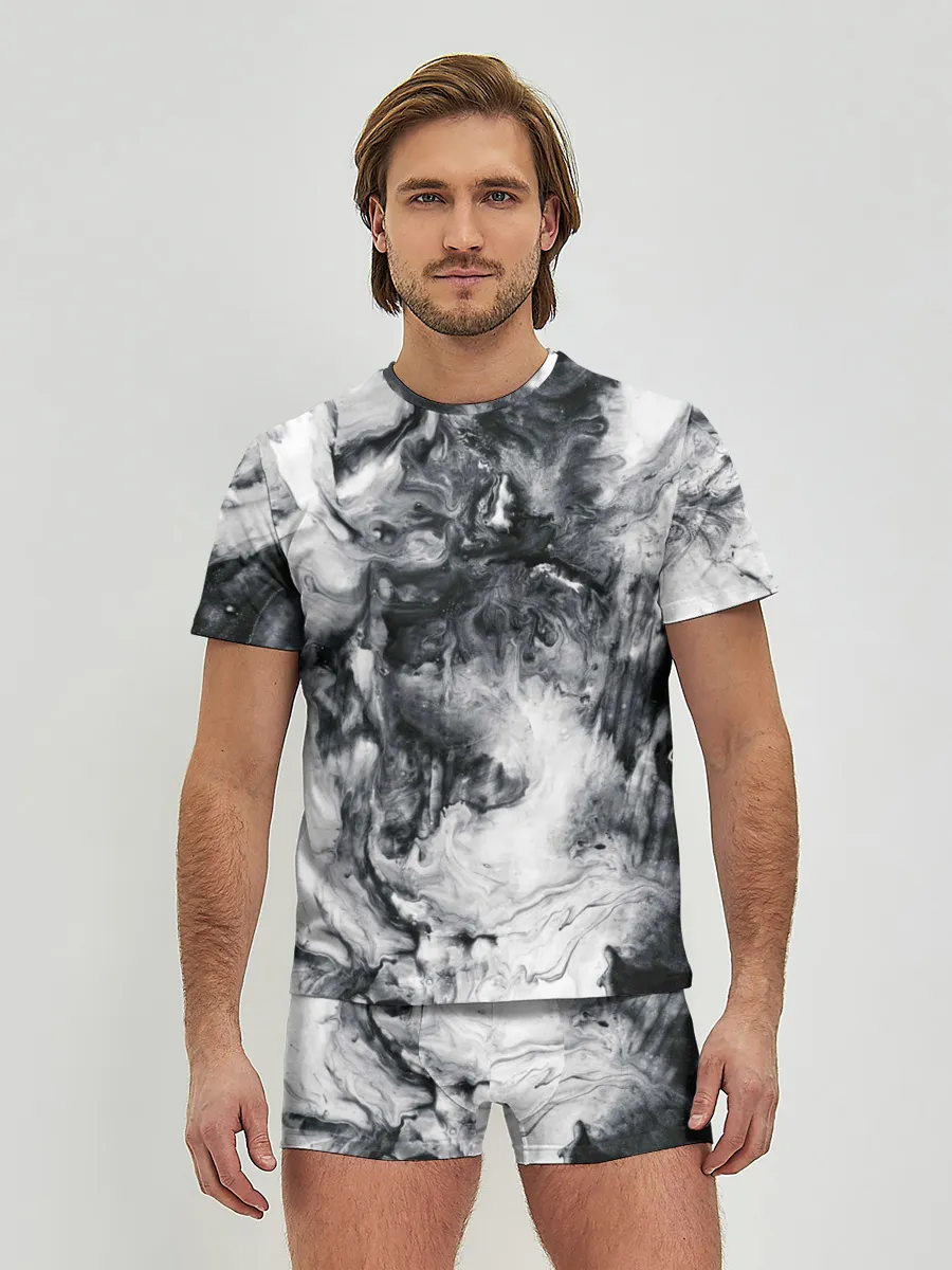 Мужские трусы с футболкой / МРАМОР