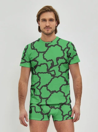 Мужские трусы с футболкой / БРОККОЛИ