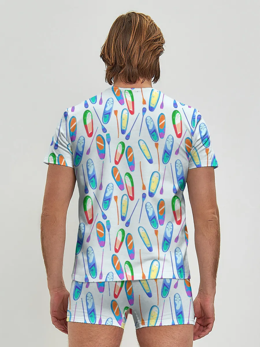 Мужские трусы с футболкой / доски для серфинга