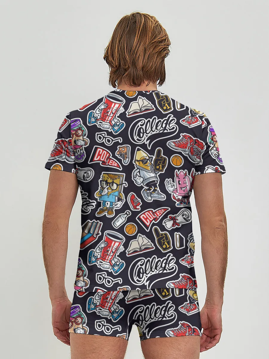 Мужские трусы с футболкой / Pop art