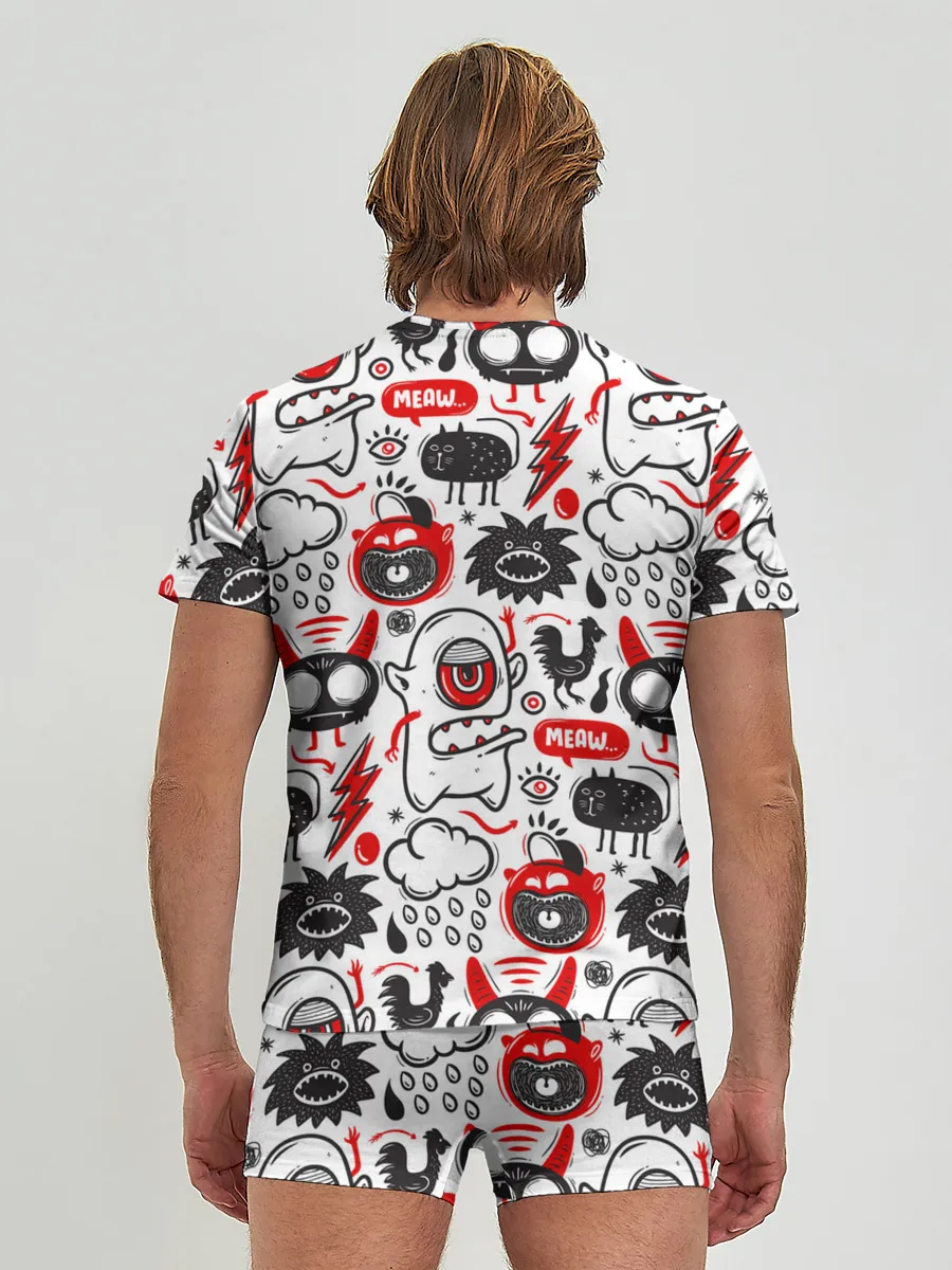 Мужские трусы с футболкой / Pop art